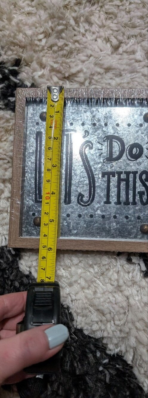 Galvanized Sign - Picture 4 of 5